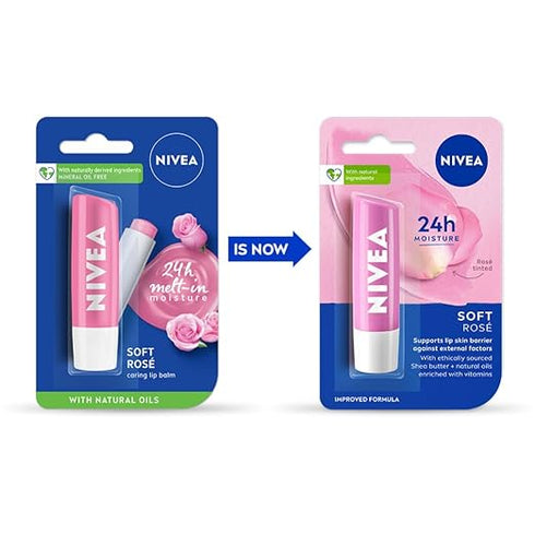 Nivea Lip Balm Soft Rose